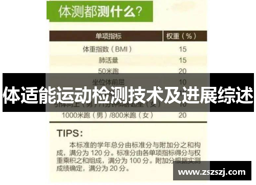 体适能运动检测技术及进展综述